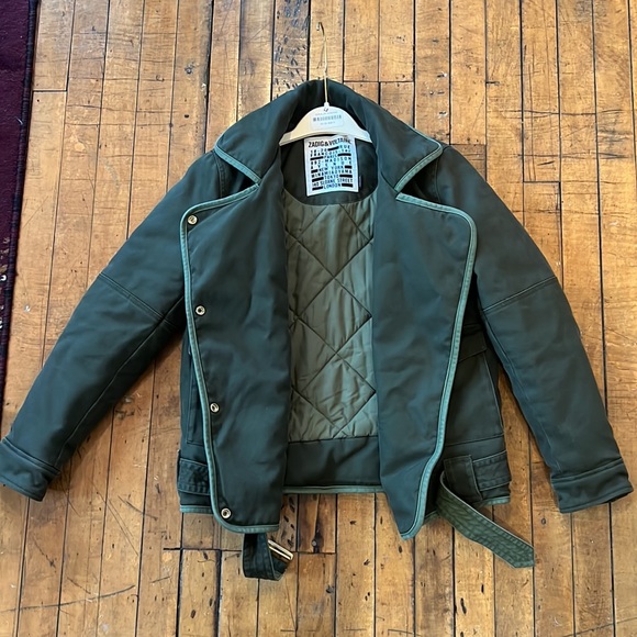 Zadig & Voltaire green Bomber jacket size S. - Picture 3 of 3